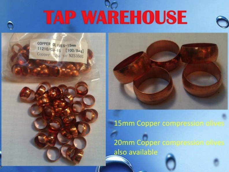 15 mm & 20mm Copper Compression Crox Olive – Tap Warehouse